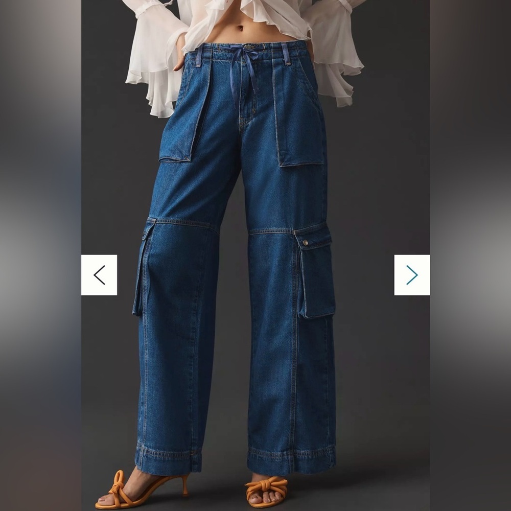Anthropologie Pilcro Mid-Rise Cargo - Picture 2 of 15